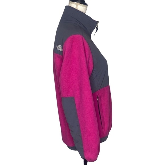 The North Face Full Zip Hot Pink Gray Jacket - Picture 6 of 15